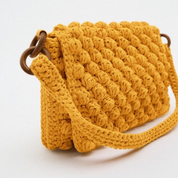 Zara Handbags - NWT Zara Crochet Bobble Shoulder bag